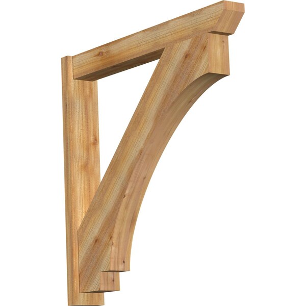 Ekena Millwork Imperial Slat Rough Sawn Outlooker, Western Red Cedar, 6"W x 42"D x 42"H OUT06X42X42IMP06RWR - main